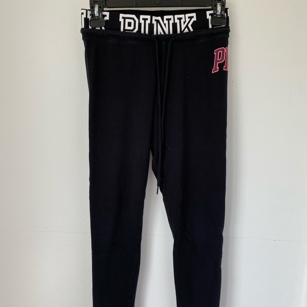 PINK Black Yoga Pants